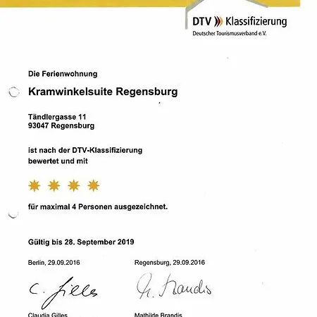 Kramwinkelsuite Daire Regensburg